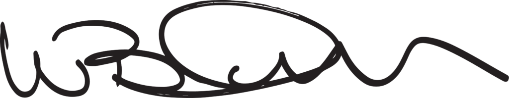 Image of William Freer signature in black